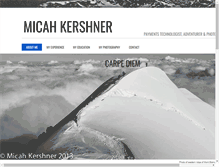 Tablet Screenshot of micahkershner.com